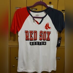 Redsox Boston Short Sleeve Shirt Size LG.(10/12)